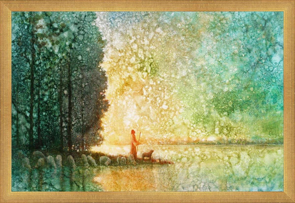 Beside Quiet Waters - Premium Home Decor for Relaxing Spaces | Perfect for Living Rooms, Bedrooms & Meditation Areas