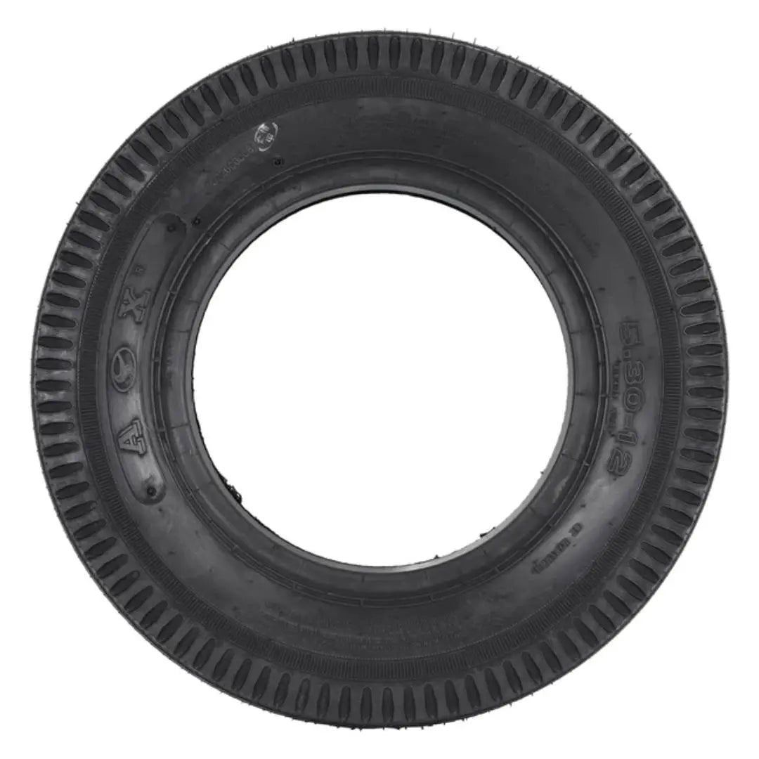5.30x12 Trailer Tires - 2 Pack Heavy Duty 6PR Load Range C (LRC) - Perfect for Boat Trailers, Utility Trailers & Small Campers