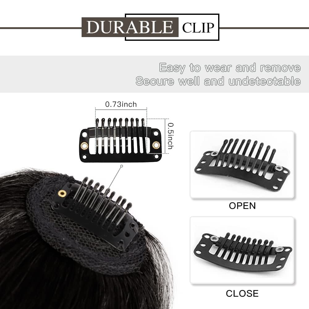 Gramercy Clip In Bangs Hair Extensions for Styling & Volume