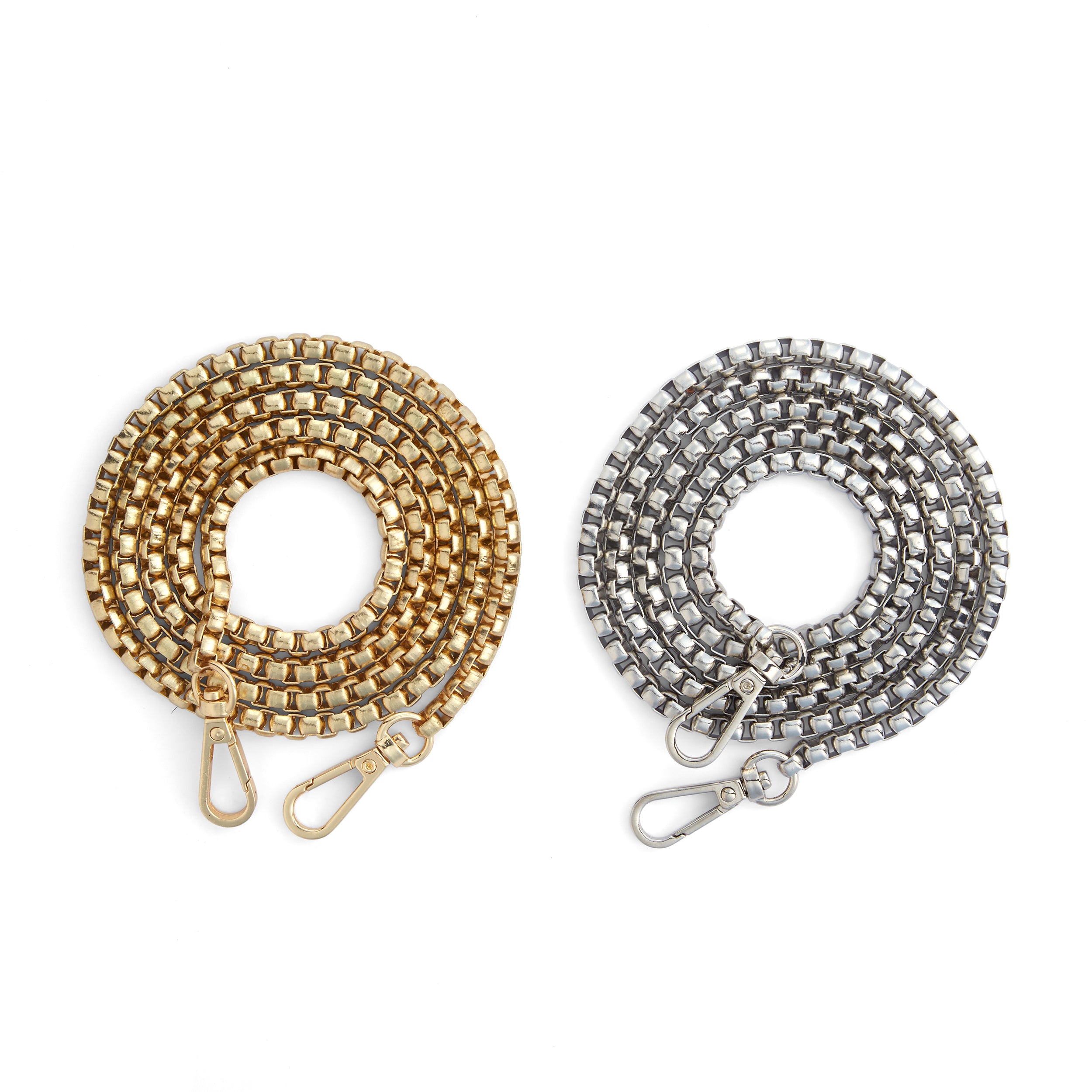 Elegant Box Chain Strap Necklace for Women - Gold & Silver Plated Jewelry - Perfect for Daily Wear, Parties & Special Occasions