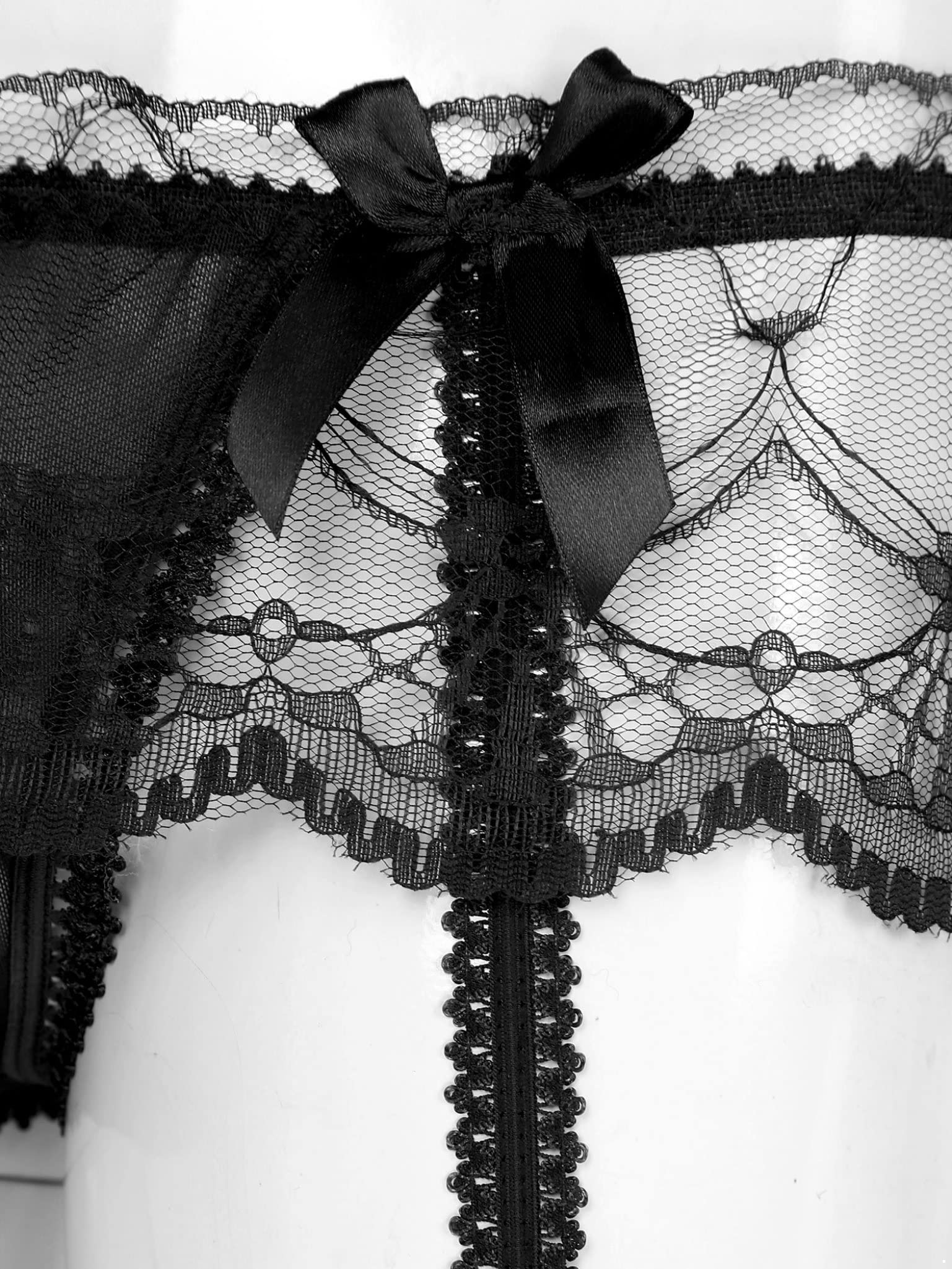 Sexy Fishnet Elastic High Waist Stockings for Women - Sheer Lingerie Garter Belt Suspender Pantyhose - Perfect for Boudoir, Cosplay & Valentine's Day Outfits