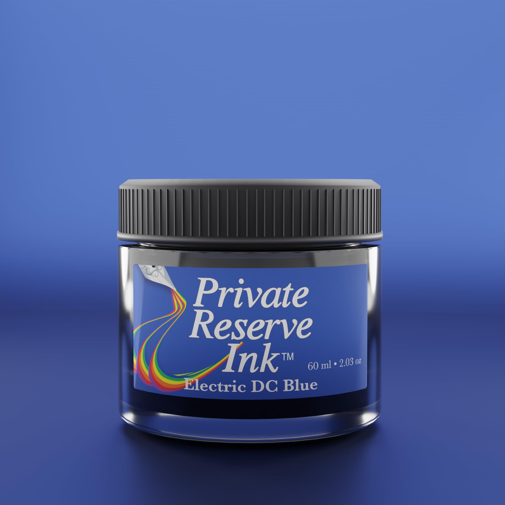 60ml Electric DC Blue Ink Bottle - Premium Refill for Fountain Pens, Calligraphy & Art - Ideal for Writing, Drawing & Craft Projects