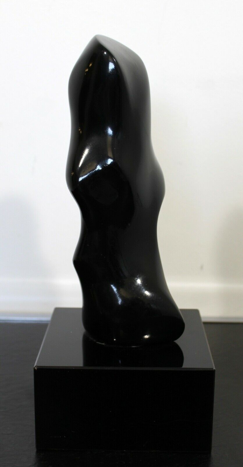 James Nani Been There 111 Mod Abstract Black Molded Contemporary Sculpture - Modern Home & Office Decor Art Piece for Living Room, Bedroom, or Workspace