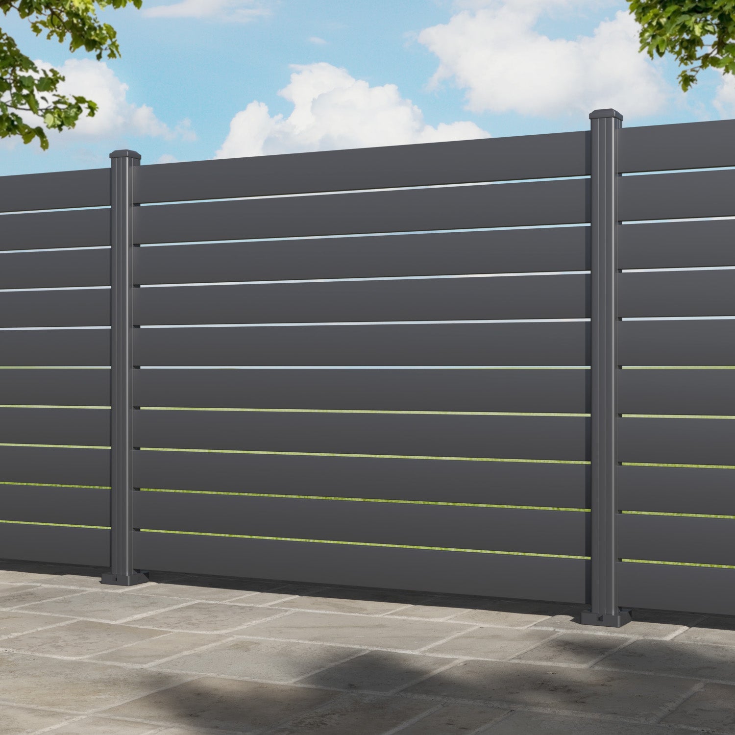 Durable Avalon Aluminum Fence Panel with Matching Posts - Perfect for Backyard Privacy, Pool Safety & Garden Protection
