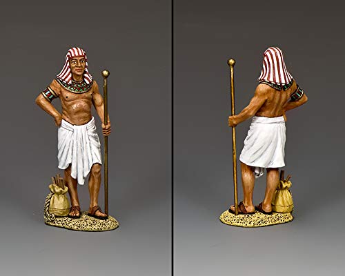 1:30 Scale Egyptian Master of Works Pewter Figure - Ancient Egypt Toy Soldiers for Collectors