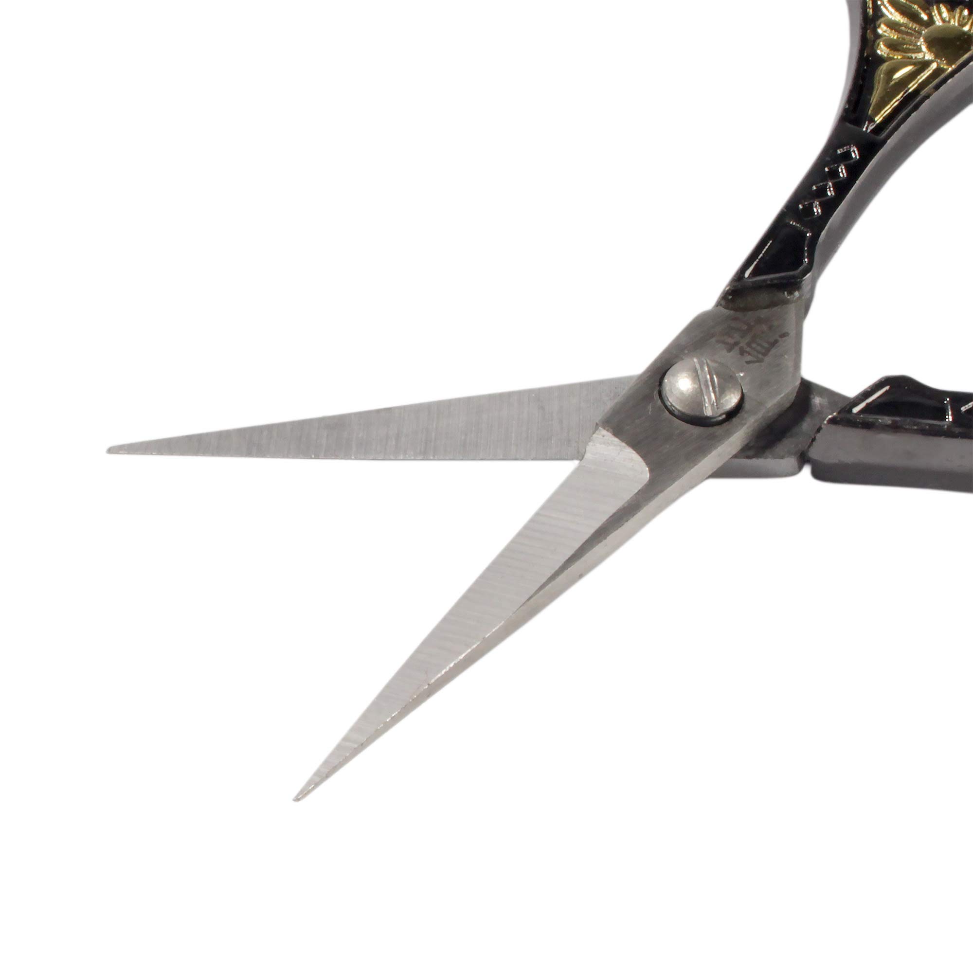 JubileeYarn Sun Motif Embroidery Scissors Set of 3 - Premium Craft Scissors for Sewing, Quilting & DIY Projects - Perfect for Embroidery, Cross Stitch & Fabric Cutting