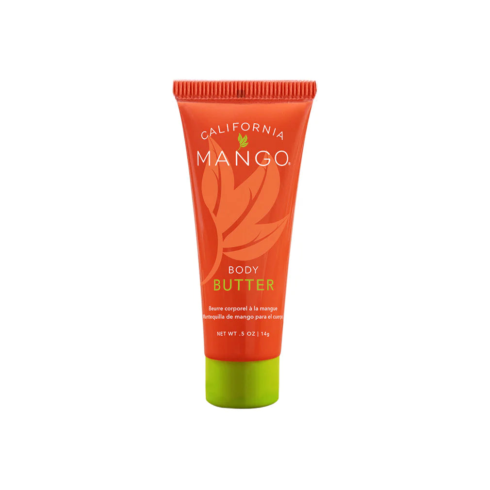 Organic Mango Body Butter 14g - Deep Moisturizing & Nourishing Cream for Dry Skin - Perfect for Daily Hydration & Spa Nights