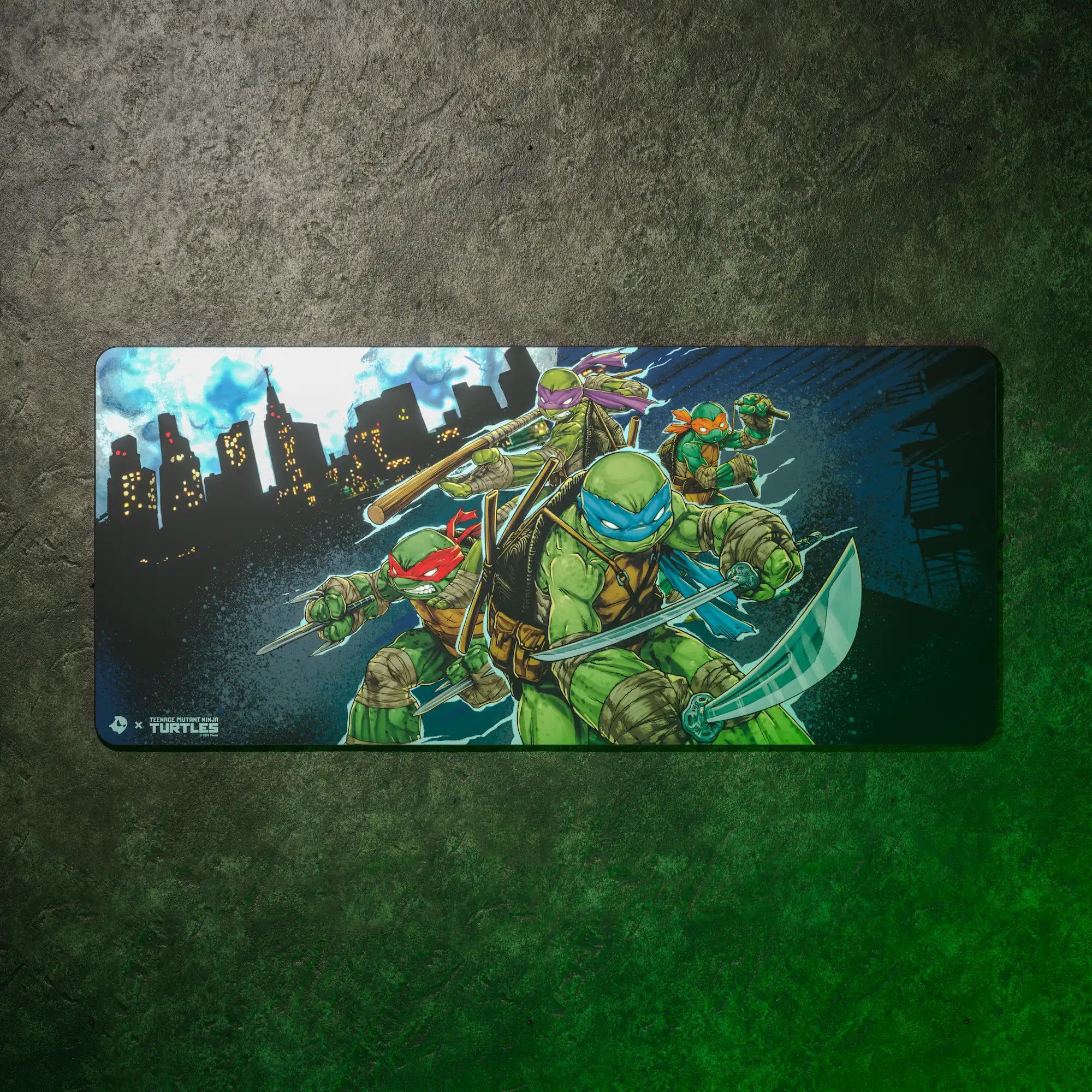 Oni Deskpad - Teenage Mutant Ninja Turtles Gaming Mouse Pad | Large Extended Mouse Mat for PC, Laptop, Office & Gaming Setup | Perfect for TMNT Fans & Gamers
