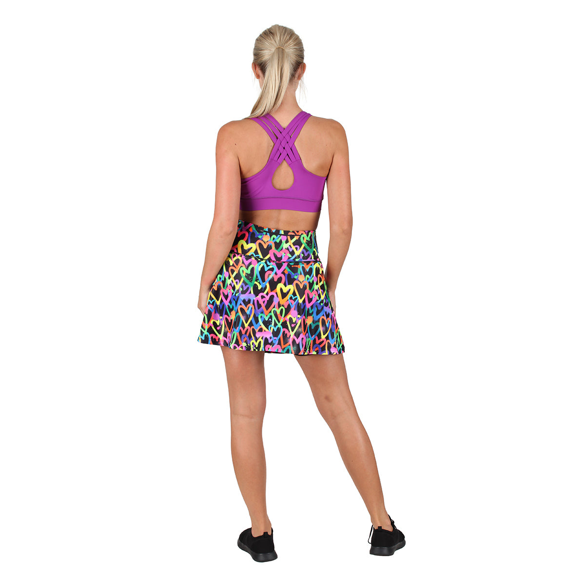 Sexy Purple Cross Back Sports Bra for Women - Comfortable Workout, Yoga & Gym Support - Perfect for Running, Fitness & Activewear