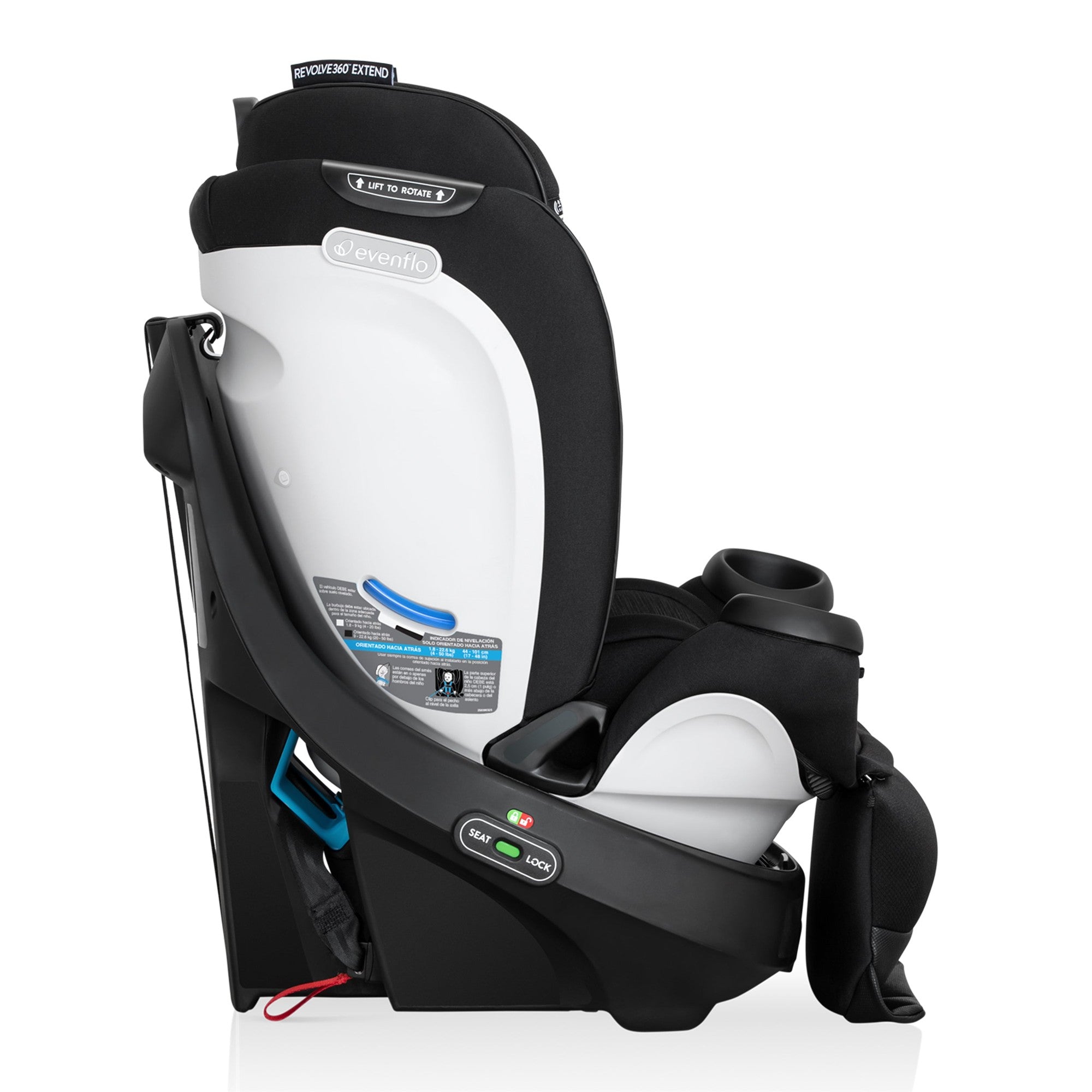 Evenflo Gold Revolve360 Extend Rotational Convertible Car Seat - Safe & Comfortable 360° Swivel Infant to Toddler Car Seat for Easy In & Out | Perfect for Family Travel, School Runs & Road Trips