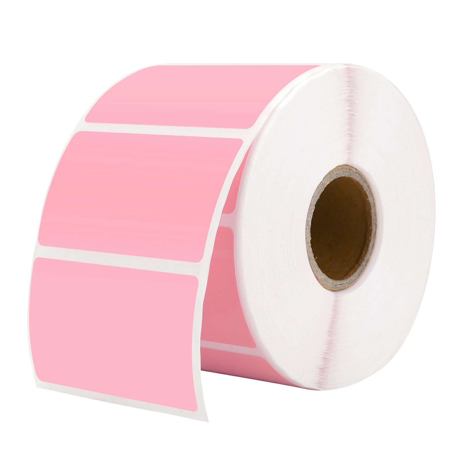 Pink Rectangle Labels - Self-Adhesive Stickers for Organizing, Crafting & Scrapbooking - Perfect for DIY Projects, Gift Tags & Home Office Use