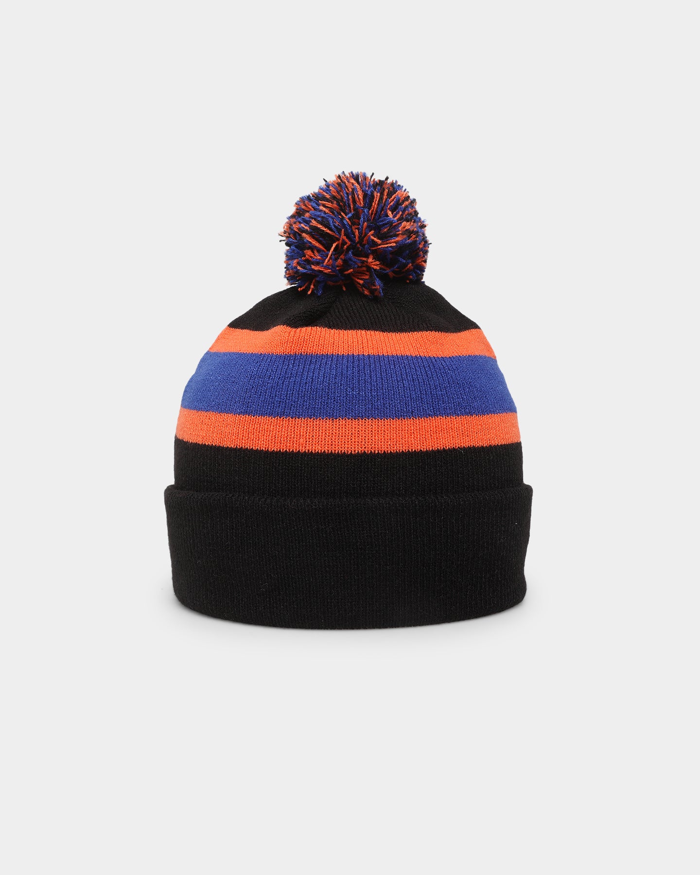 47 Brand New York Mets Breakaway Cuff Knit Beanie - Black MLB Team Logo Winter Hat for Men & Women - Perfect for Cold Weather, Baseball Games & Outdoor Activities