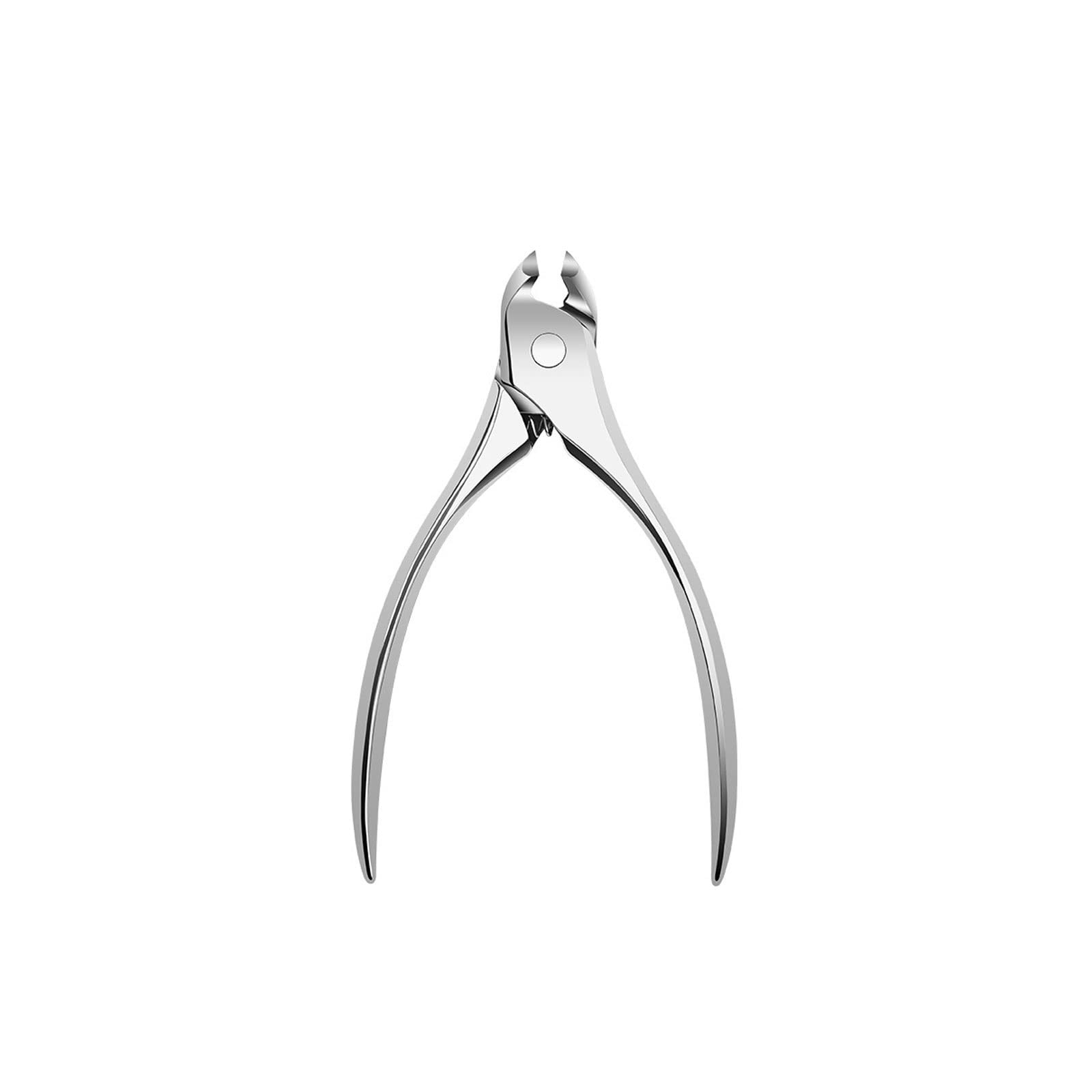 QYTECzjd Professional Stainless Steel Toe Nail Clippers - Heavy Duty Cowhorn Design for Thick Toenails - Manicure & Pedicure Tool for Men & Women - Perfect for Elderly Care, Diabetic Foot Care & Home Grooming Kits