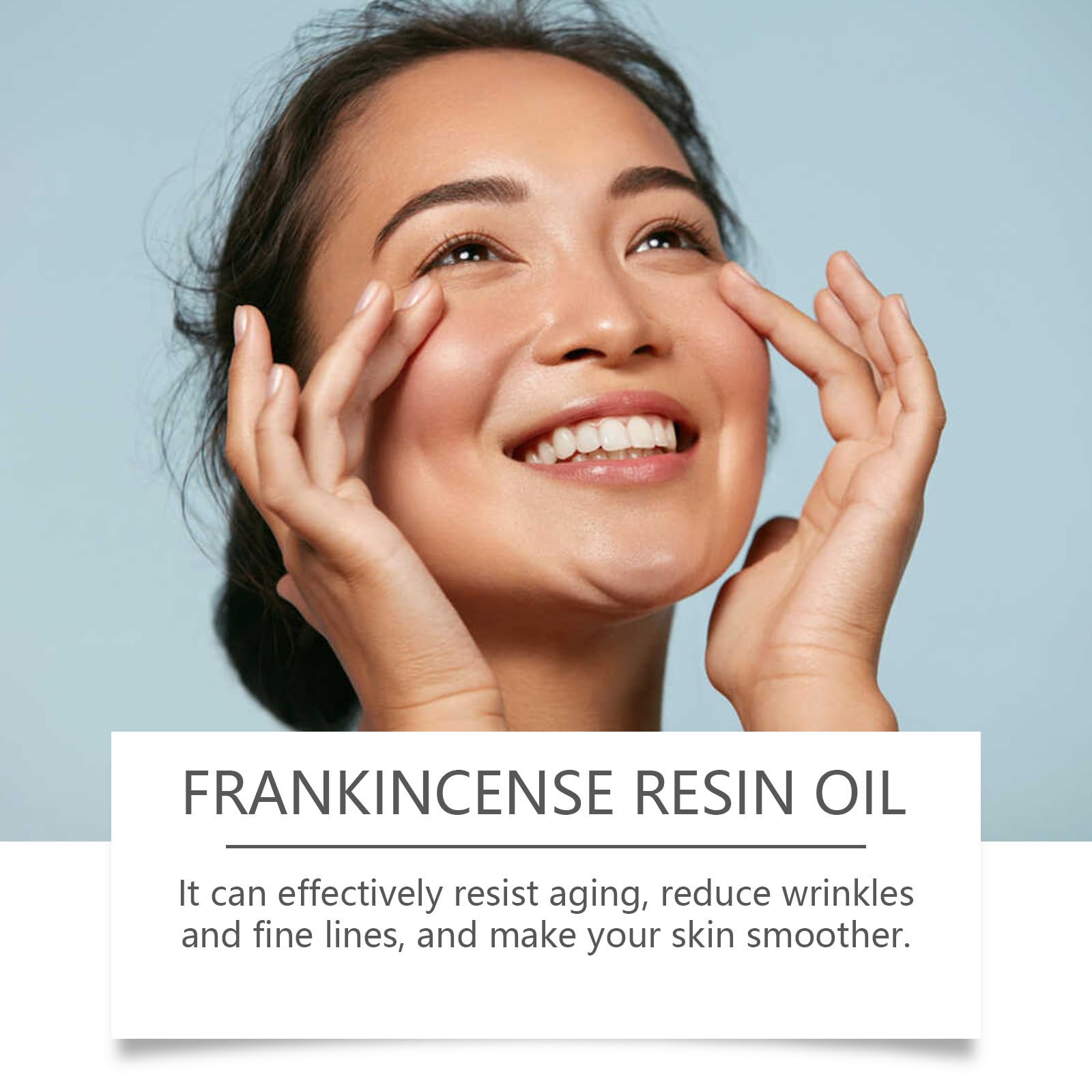 Organic Frankincense Resin Facial Oil for Glowing Skin - 100% Pure & Natural Frankincense Essential Oil for Face Care - Soothes, Repairs & Hydrates Dry Skin - Perfect for Daily Skincare Routine & Aromatherapy