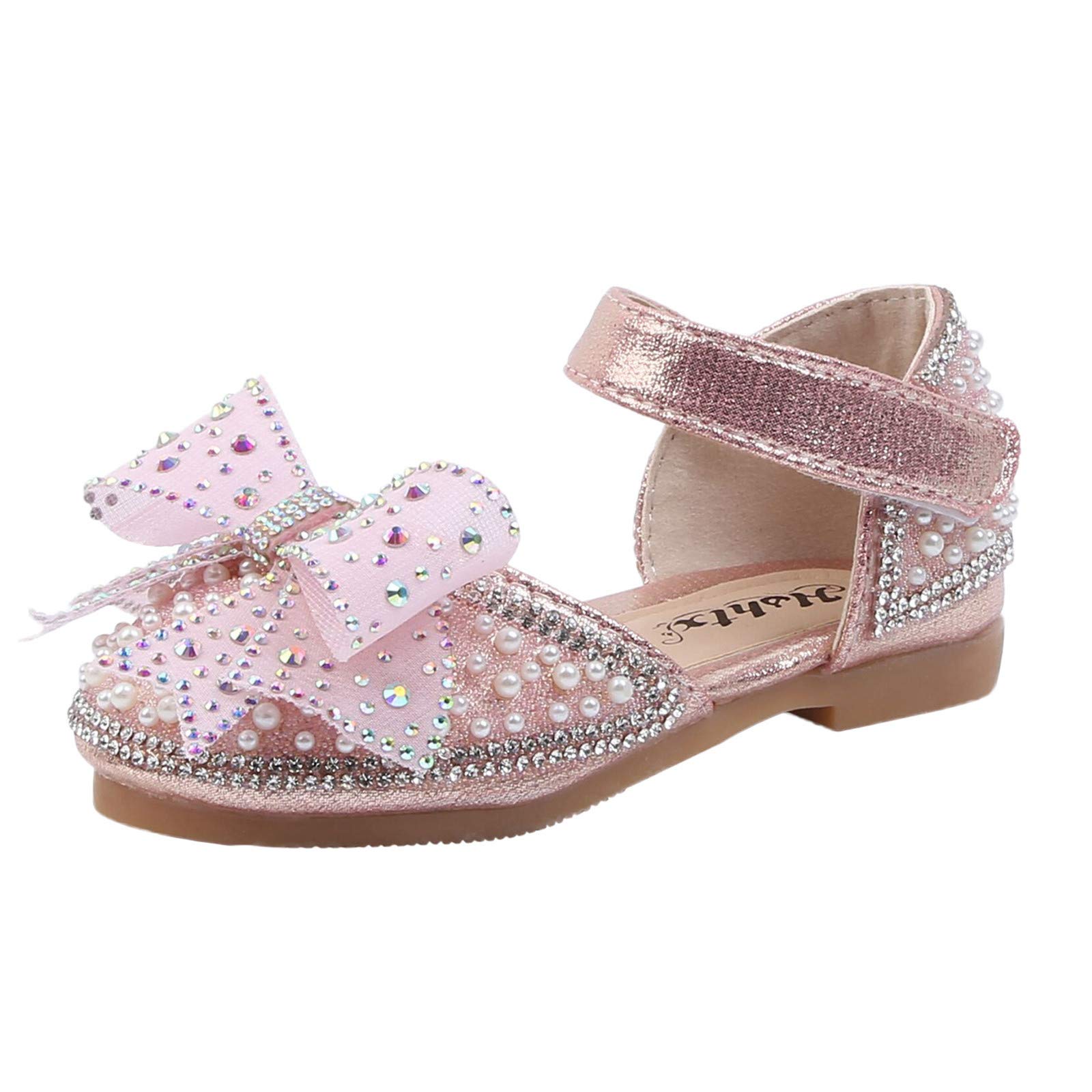 Kelon Flower Girl Dress Shoes - Toddler Sandals for Princess Party & Weddings