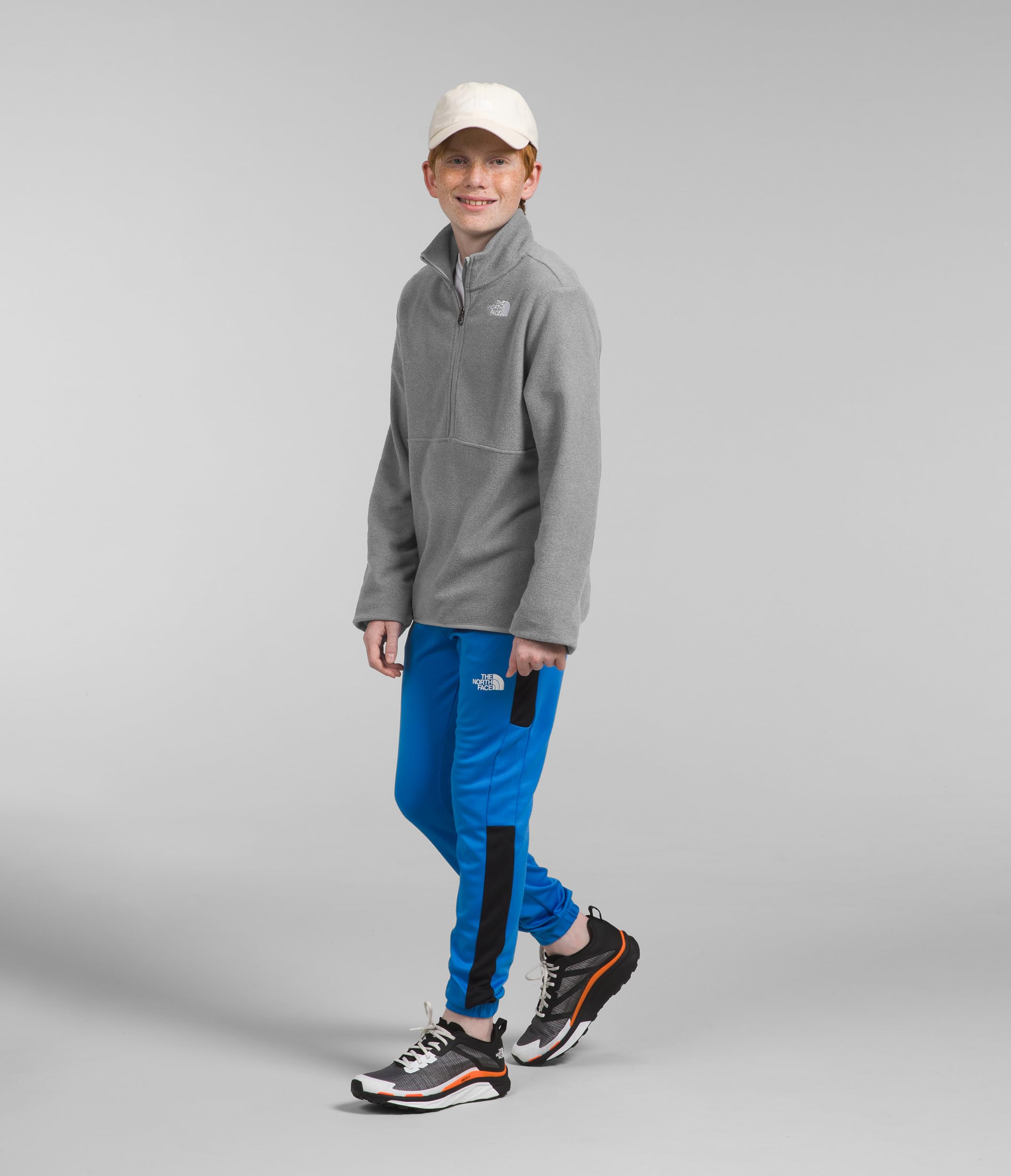 The North Face Teen Glacier Half Zip Fleece Pullover - Warm & Comfortable Winter Jacket for Outdoor Activities & School