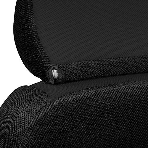 Coverking Custom Fit 40/20/40 Seat Cover for Jeep Commander - Spacermesh Black | Durable Protection for Off-Roading & Daily Driving