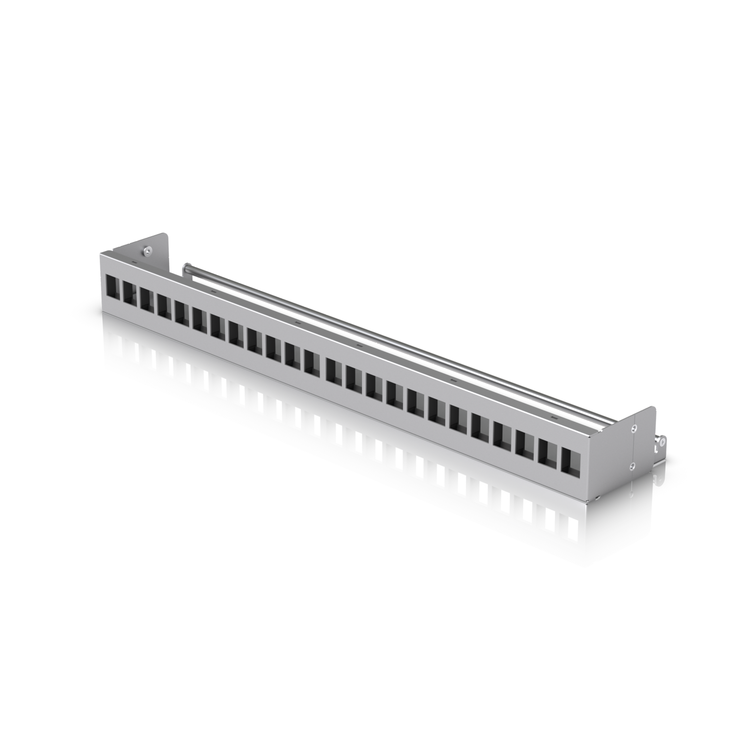 Ubiquiti UACC 24 Port Blank Keystone Patch Panel for Network Rack - Professional Cable Management Solution for Home & Office Server Rooms