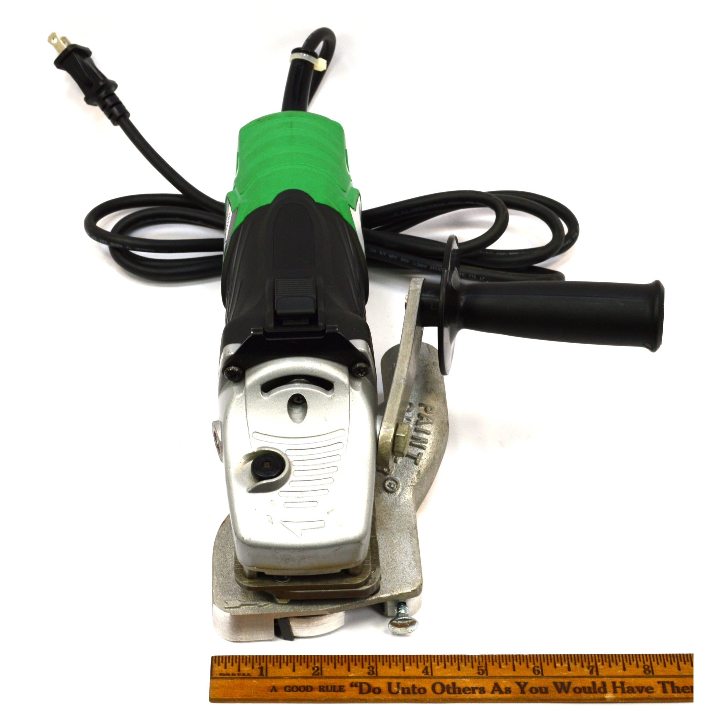 Refurbished Hitachi G12SA3 4-1/2 Inch Disc Grinder - 8 Amp Power Tool with Paint Shaver Pro Attachment | Ideal for Metalworking, Woodworking & DIY Projects