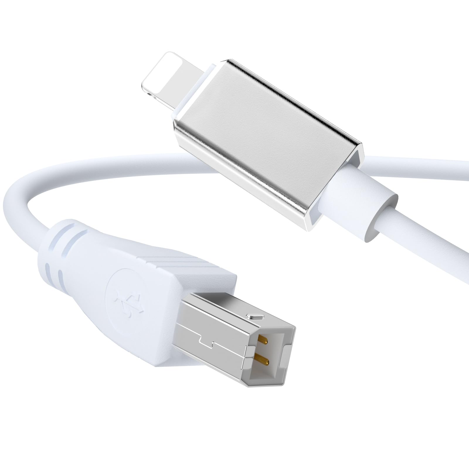 MeloAudio Lightning to MIDI Cable USB 2.0 - High-Speed OTG Converter for MIDI Keyboard, Audio Interface & USB Microphone (5FT) - Perfect for Music Production, Home Studio & Live Performances