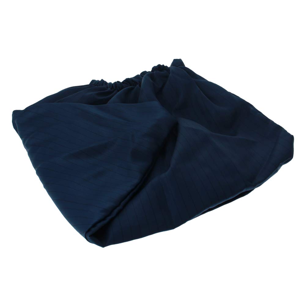 Othmro Anti-Static Shoe Covers - 1 Pair Conductive Fiber Dust Proof Non-Slip Boot Covers for Indoor Floor Protection (Navy Blue) | Ideal for Clean Rooms, Hospitals, Labs & Home Use
