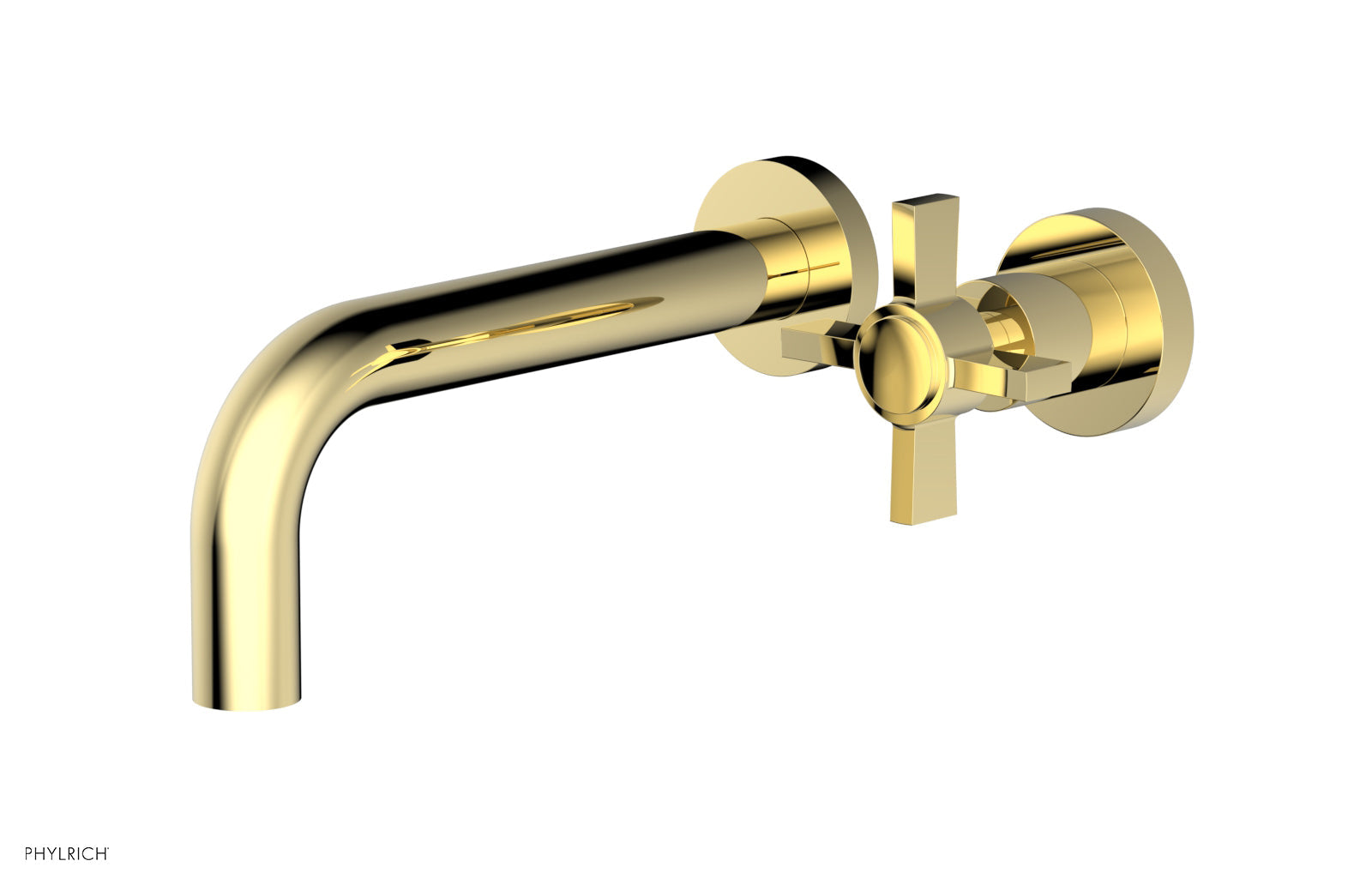 Basic Single Handle Wall Lavatory Set - Cross Handle D132 15 - Perfect for Bathroom Sink Faucet Installation and Bathroom Renovation Projects