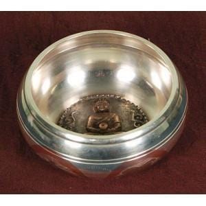 Authentic Handcrafted Brass & Copper Singing Bowl - Tibetan Meditation Sound Bowl for Yoga, Mindfulness & Healing Therapy