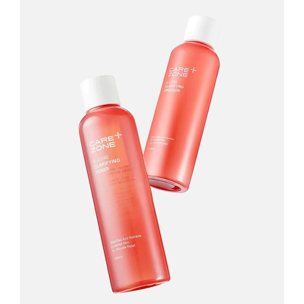 CAREZONE A Cure Clarifying Emulsion 200ml - Oil Control & Acne Treatment for Oily & Combination Skin - Perfect for Daily Skincare Routine & Breakout Prevention