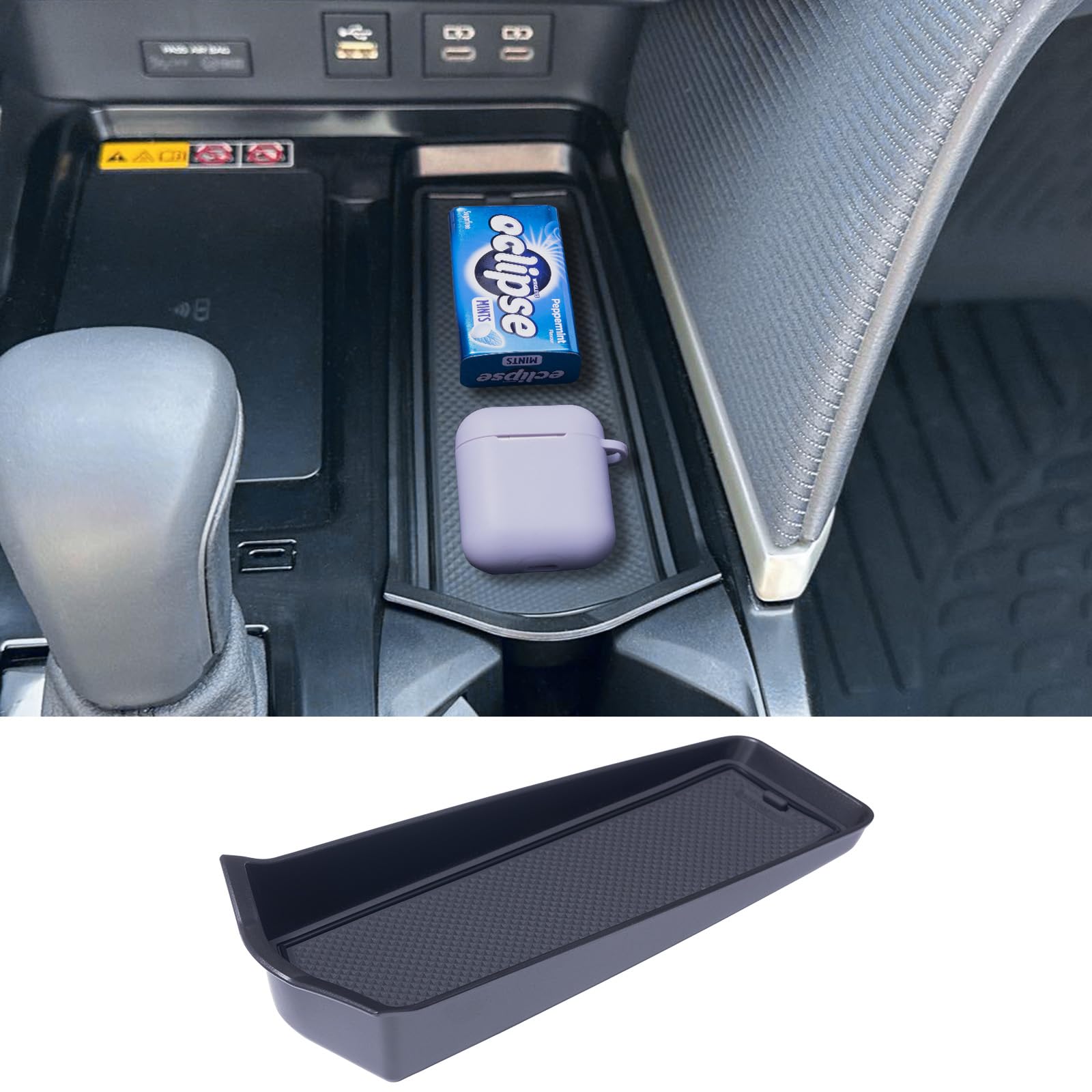 Premium Front Center Console Tray Organizer for 2025 Toyota Camry - Right Side Gear Shifter Storage Insert | Interior Car Accessories | Perfect for Phone, Keys & Small Items Storage While Driving