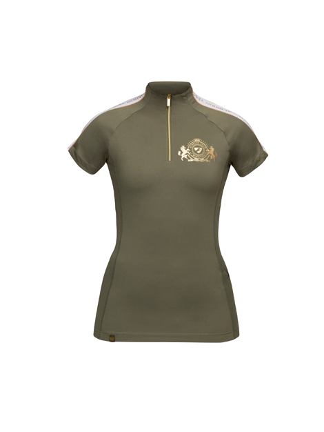 Aubrion Women's Short Sleeve Baselayer Top - Moisture Wicking Athletic Shirt for Running, Yoga & Outdoor Activities