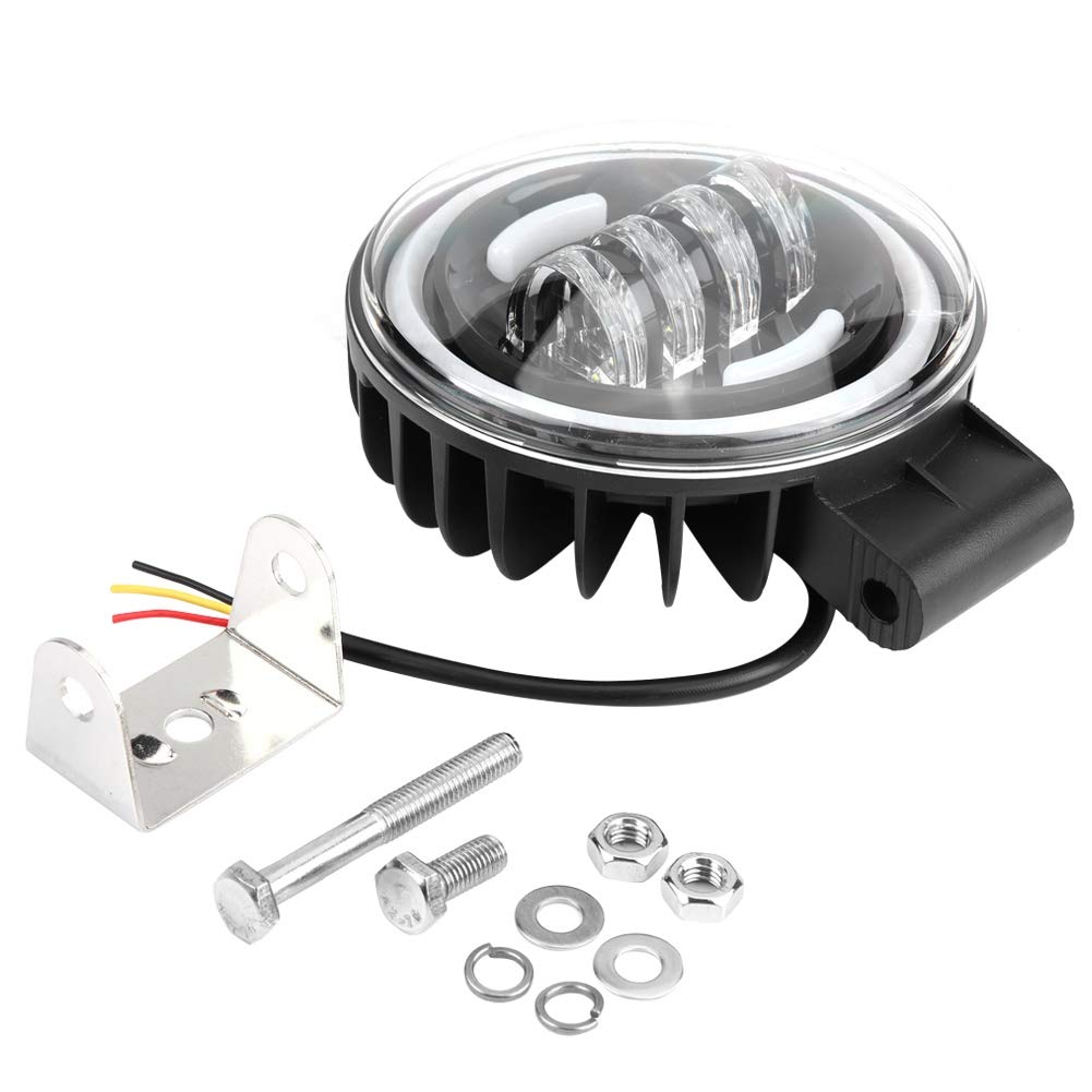 35W Round LED Fog Light Spot Light - Waterproof Off-Road Work Lamp for Jeep, ATV, Truck - Replacement Styling Lamp for Night Driving, Camping, Hunting & Outdoor Adventures