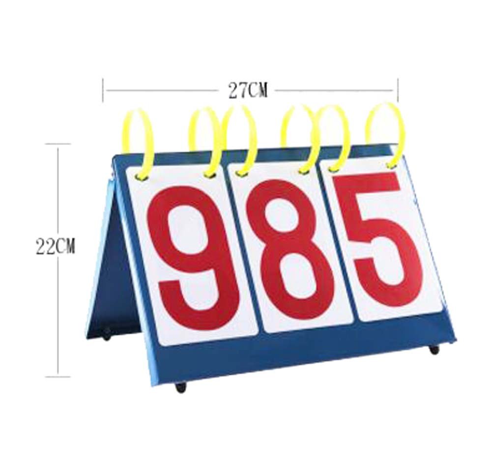 DRAGON SONIC Portable 3-Digit Table Top Scoreboard - A3 Size for Basketball, Volleyball & Soccer Games | Digital Sports Score Keeper for Tournaments, Gyms & Schools