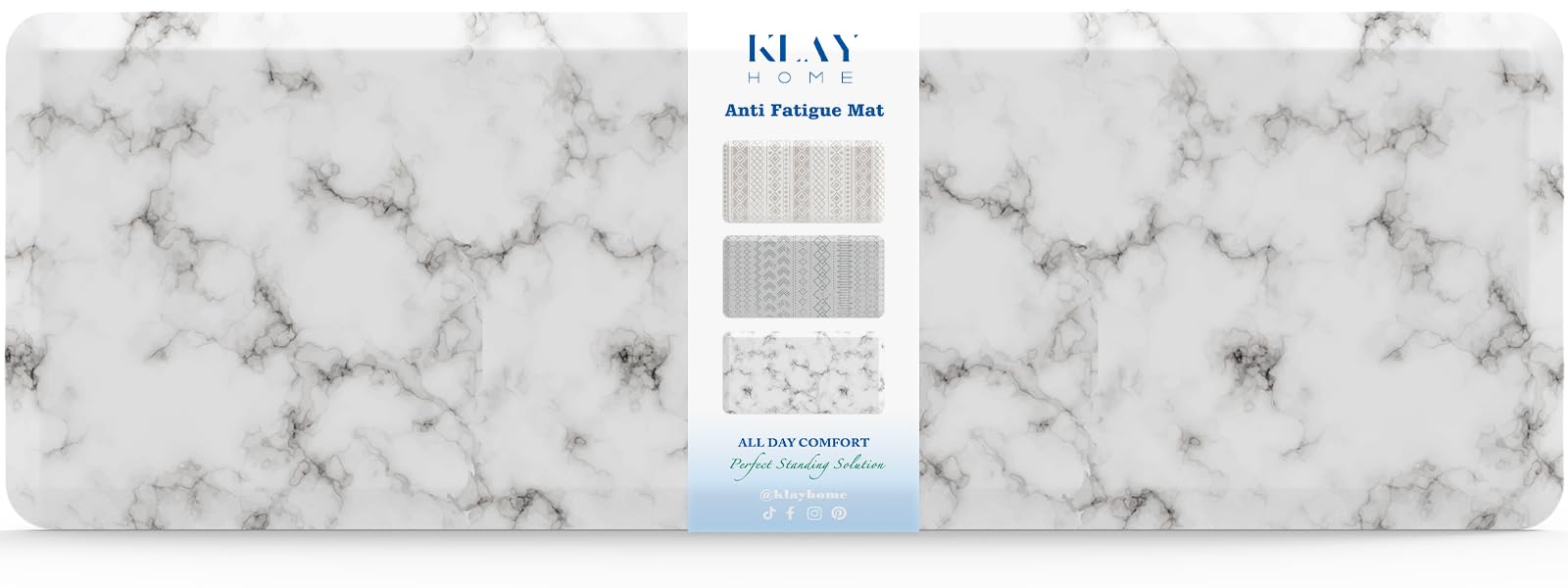 Premium Anti-Fatigue Kitchen Floor Mat - 3/4