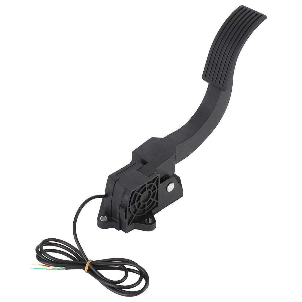Qiilu ABS Throttle Foot Pedal - Electric Car & Motorcycle Speed Control Accelerator Pedal - Universal Wall Mount Throttle for E-Bike, E-Scooter & EV Modification - Perfect for Commuting, Racing & DIY Projects