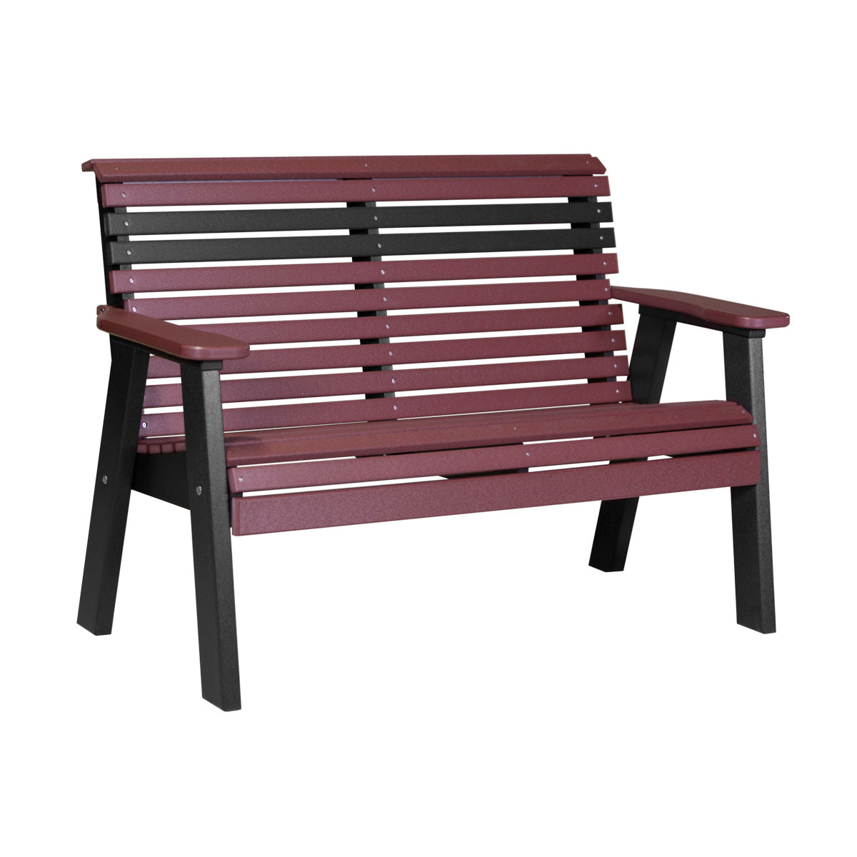 LuxCraft 2ft & 4ft Plain Wooden Bench - Sturdy & Modern Entryway, Dining, or Garden Seating Furniture for Home & Outdoor Use
