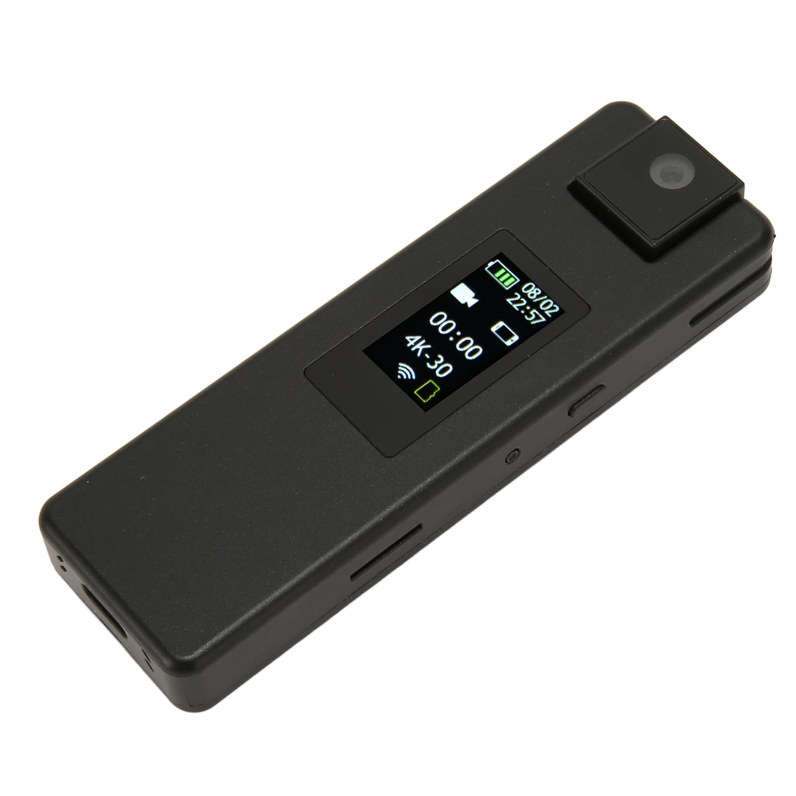 Huairdum Body Worn Camera - Wireless ABS Sports Action Camera for Cycling, Running & Outdoor Adventures | HD Video Recording, Compact & Durable Design