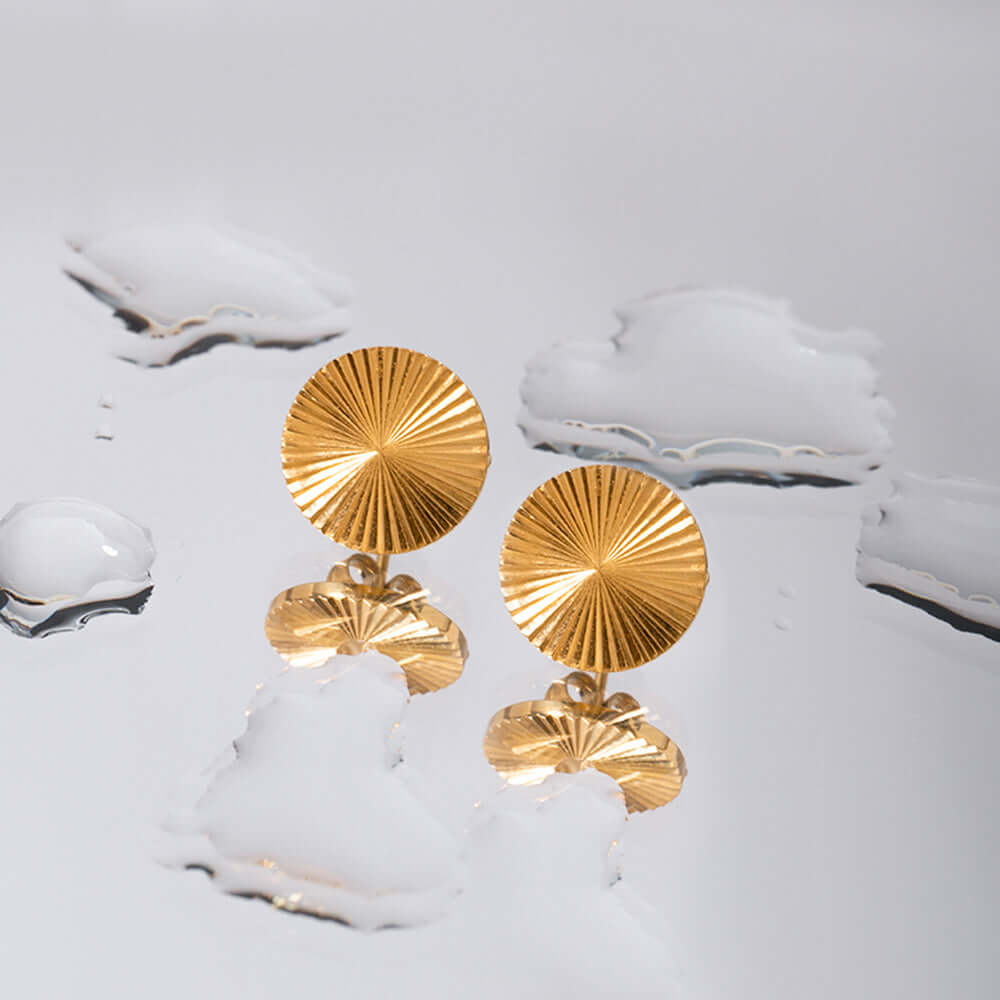 Minimalist 18K Gold Small Stud Earrings for Women - Dainty & Elegant Jewelry Gift for Everyday Wear, Anniversary or Birthday | JDE366