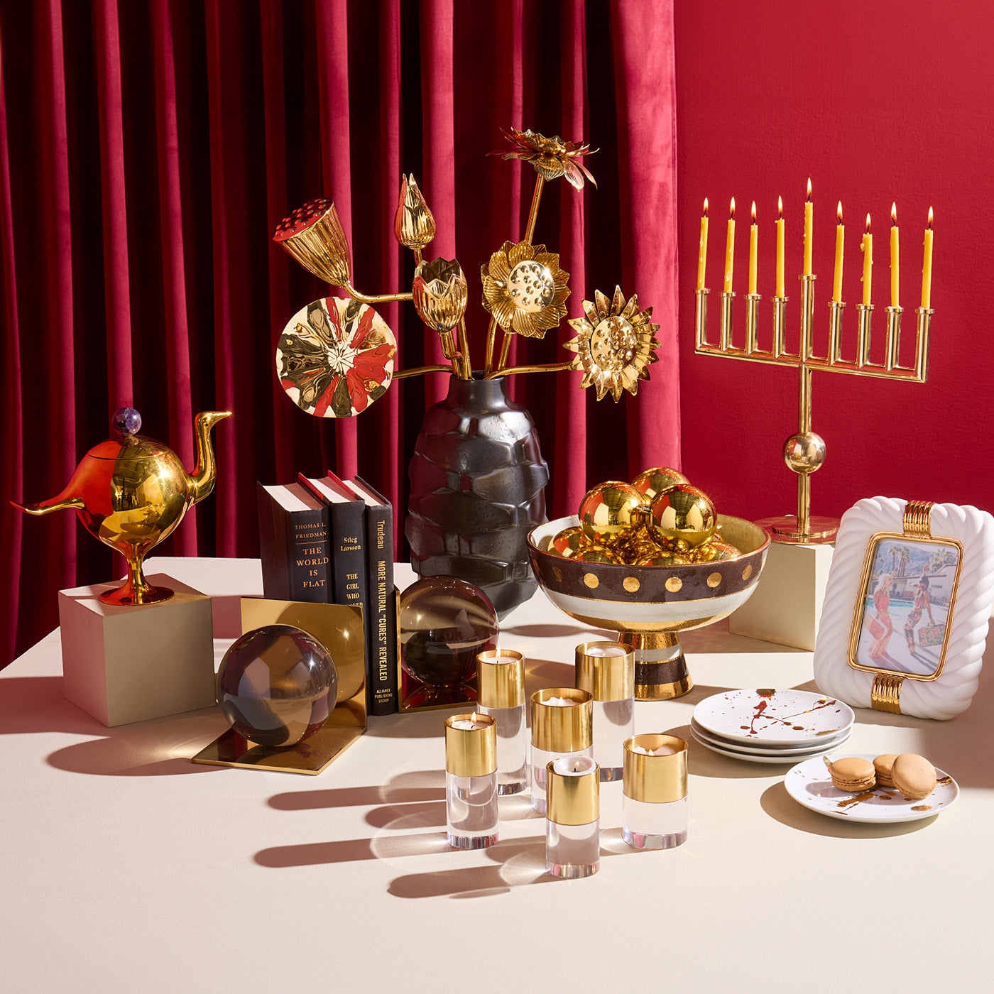 Jacques Candle Holder Set - Elegant Glass Candle Holders for Home Decor, Wedding Centerpieces & Romantic Dinner Setting