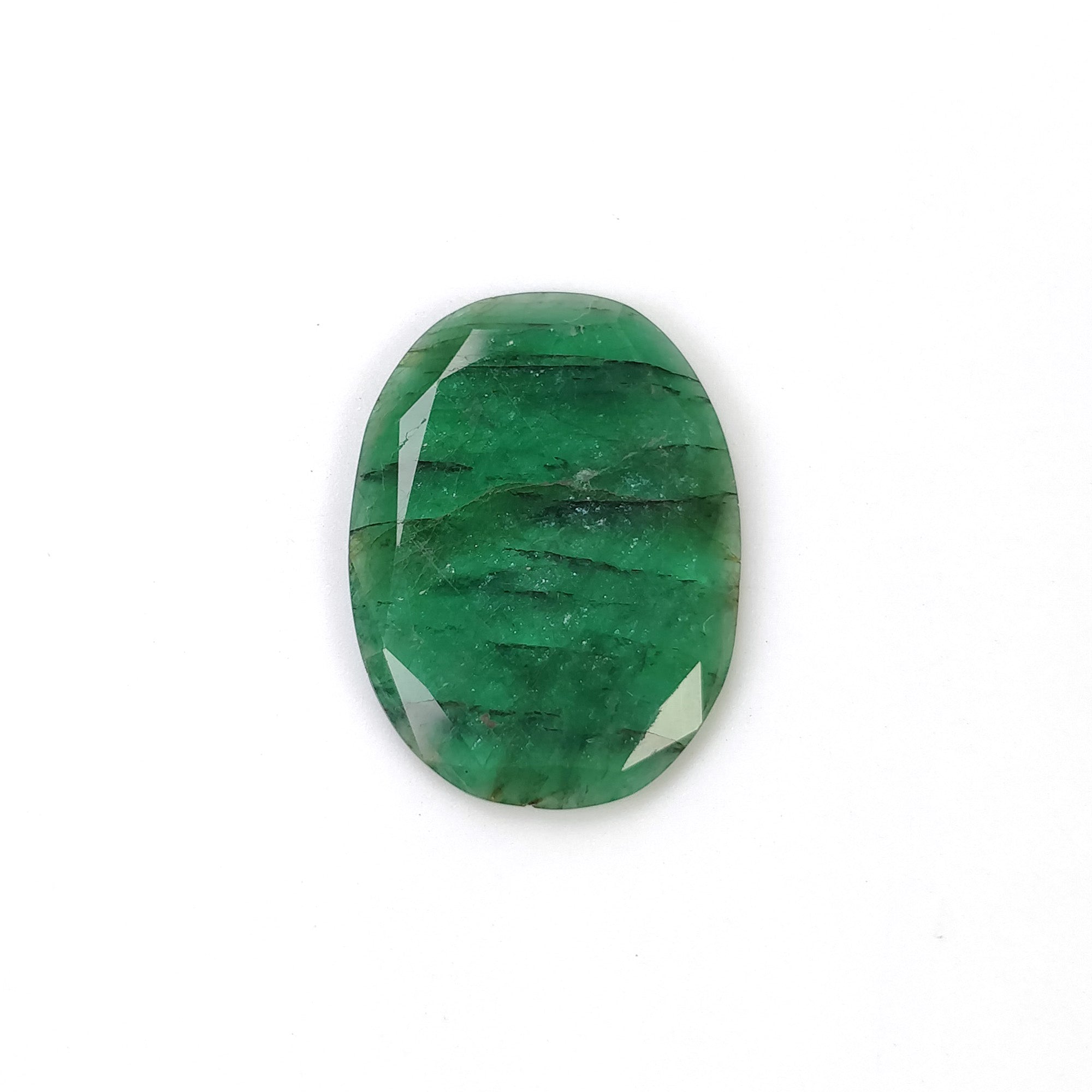 Natural 6.50cts Untreated Green Emerald Gemstone - Oval Cut 21x16mm | Emerald Jewelry for Engagement Rings, Necklaces & Luxury Gifts