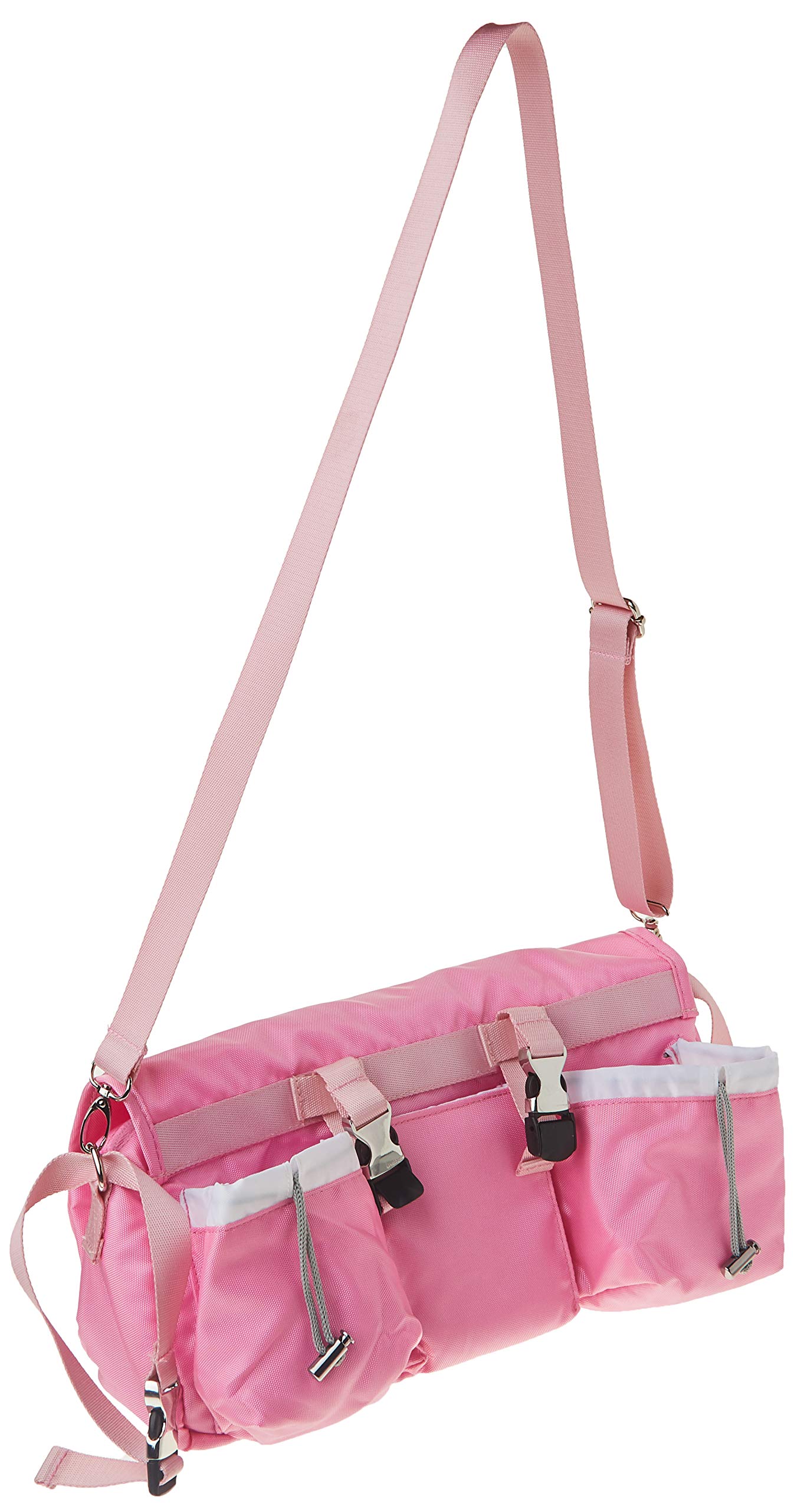Nikiani Buggy Butler Smart Stroller Organizer - Premium Baby Stroller Accessory with Storage Pockets (Niki Pink) | Perfect for Diaper Bags, Bottles & Essentials on Walks, Shopping & Travel