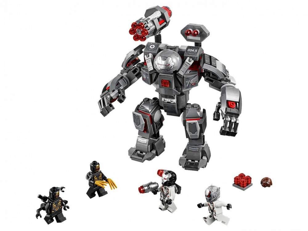 LEGO Marvel Avengers War Machine Buster 76124 Building Kit (362 Pieces) - Superhero Toy for Kids & Collectors - Perfect for Playtime, Gifts & Display