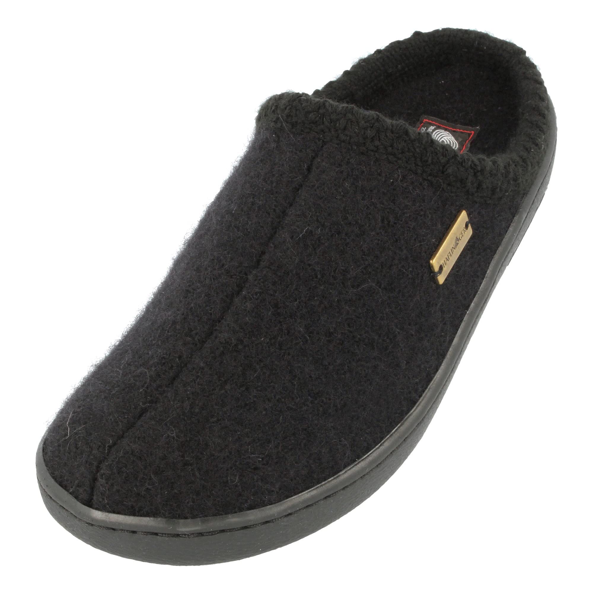 HAFLINGER Unisex Nordkap Wool Hard Sole Slippers - Warm & Comfortable Indoor/Outdoor House Shoes for Men & Women - Perfect for Winter, Home, and Relaxation
