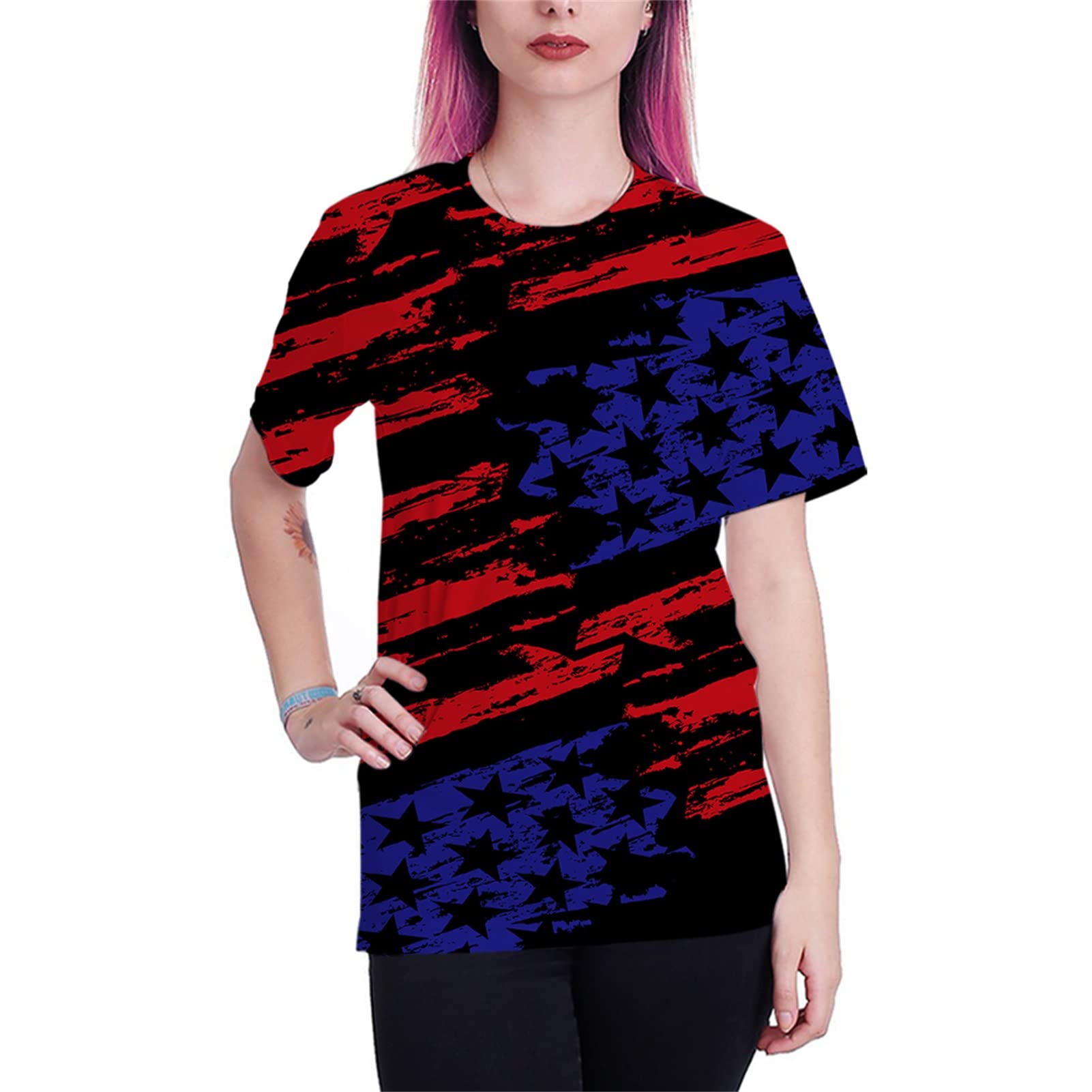 Yasswete Unisex 3D Printed Short Sleeve T-Shirt for Men & Women - Trendy Graphic Tee for Casual Wear, Street Fashion, and Everyday Outfits