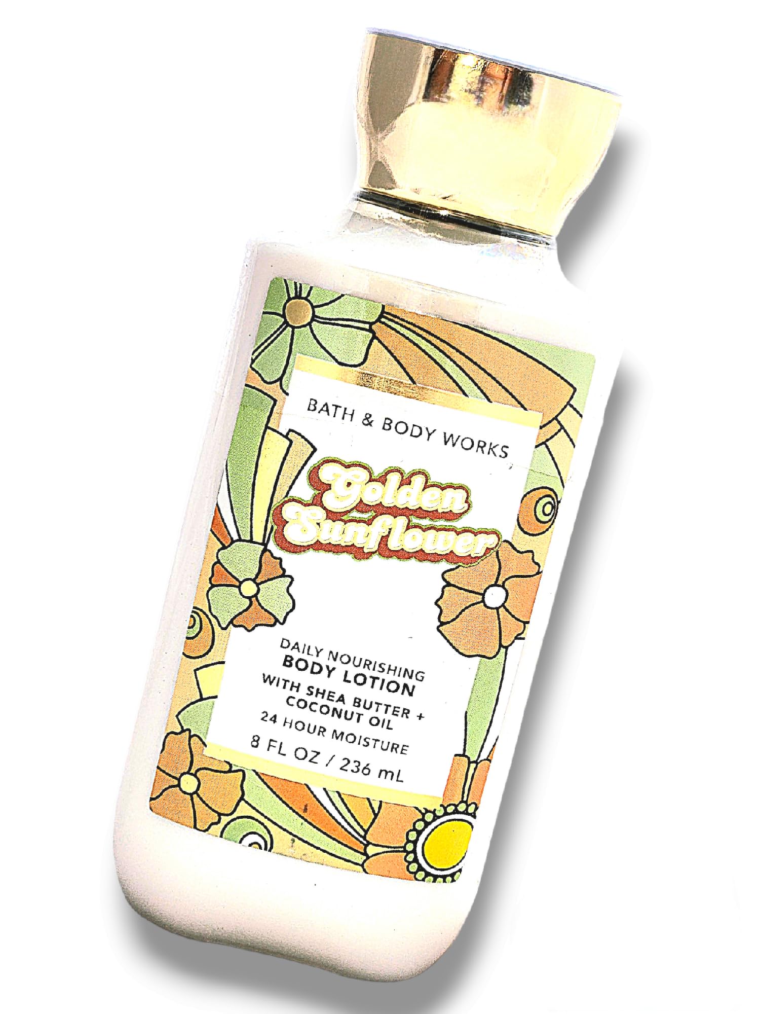 Bath and Body Works Golden Sunflower Body Lotion - 8 Fl Oz Moisturizing Lotion for Dry Skin - Hydrating & Nourishing Formula - Perfect for Daily Use, Gift Sets & Spa Days (Packaging May Vary)