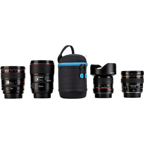 Tenba Tools Lens Capsule 5x3.5 in. (13x9 cm) Black - Waterproof Camera Lens Pouch for DSLR & Mirrorless Lenses - Perfect for Travel, Hiking & Outdoor Photography