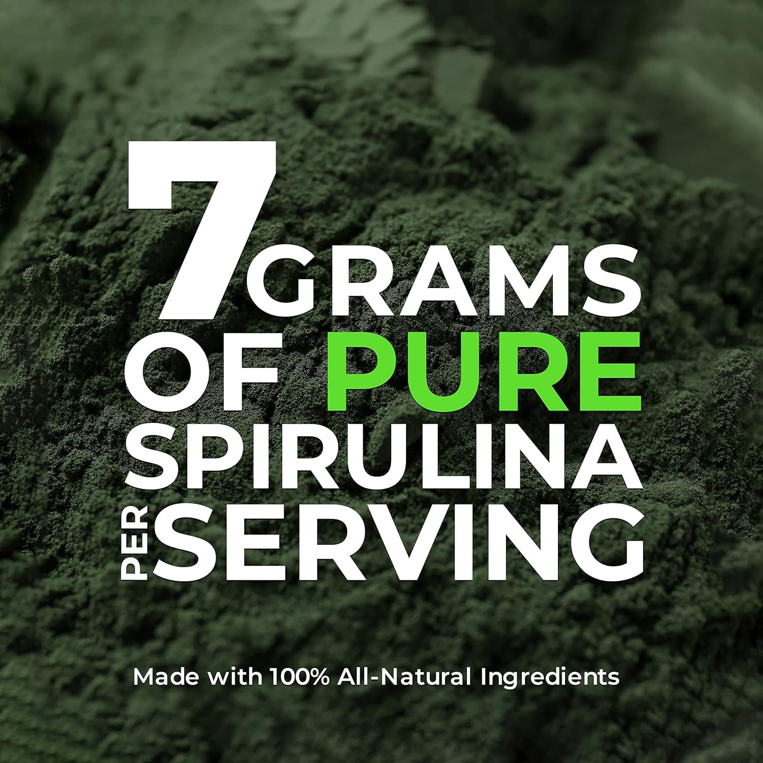 Organic Spirulina Powder - Raw, Non-Irradiated & Kosher Certified | Vegan Protein Superfood Rich in Amino Acids & Antioxidants | 4oz for Smoothies, Energy Drinks & Detox Recipes