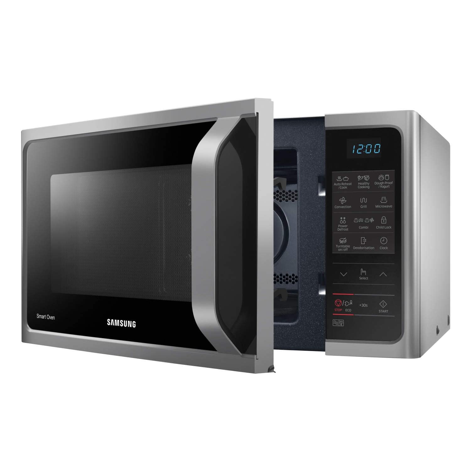 Samsung MC28H5013AS 900W 28L Silver Combination Microwave Oven - Perfect for Baking, Grilling & Quick Meals in Small Kitchens