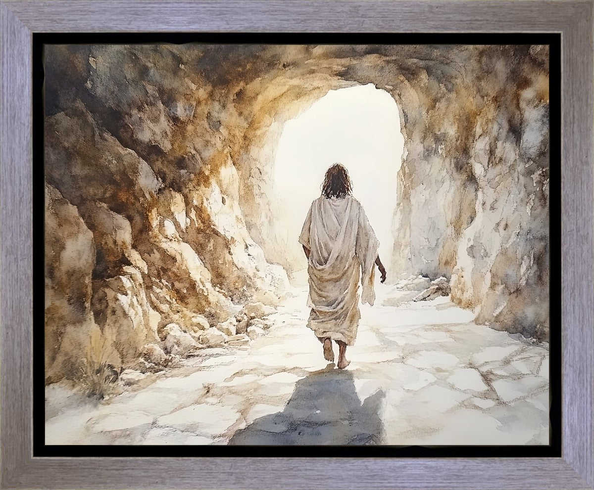 All Will Rise Gallery Wrap Canvas - Premium Handmade Wall Art for Home & Office Decor - Perfect for Living Room, Bedroom, and Office Spaces