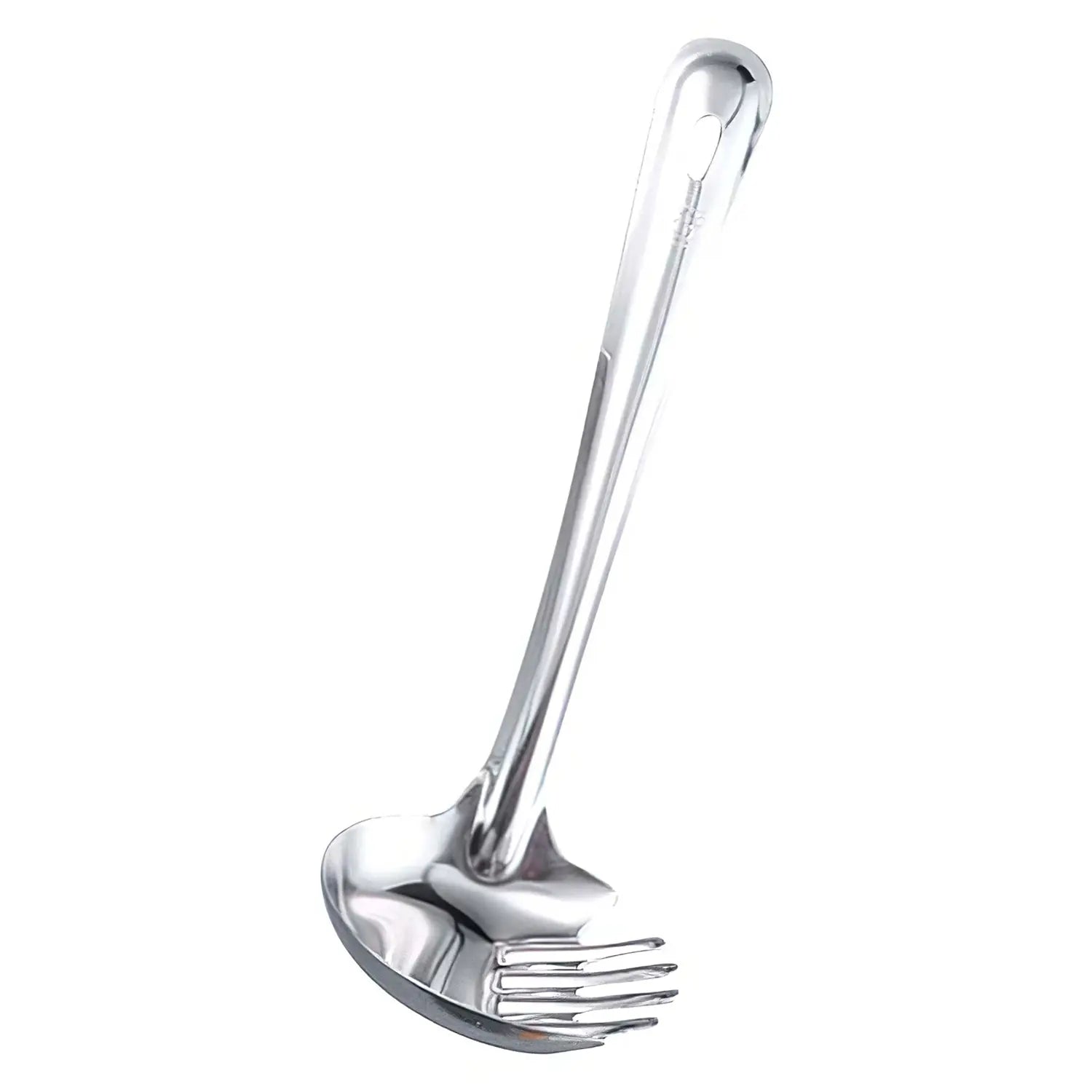 Premium EBM Stainless Steel Udon Noodle Ladle - Durable Soup & Noodle Serving Spoon for Japanese Ramen, Pho, Hot Pot & Asian Cooking