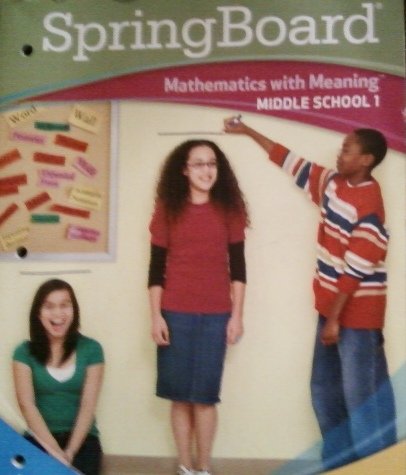 Meaningful Middle School Math Workbook - Level 1 | Algebra & Geometry Practice Problems | Perfect for Homeschooling & Classroom Learning